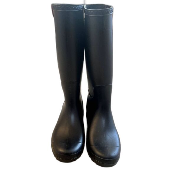 Women's UGG Australia Shelby Matte Black Rain Boots - Size 5 - Picture 3 of 8